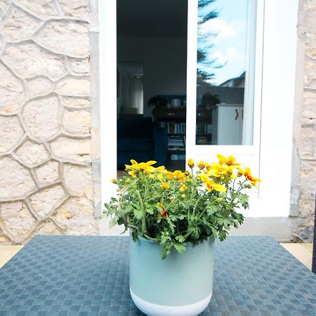 Appartement Avec Terrasse Privee, Plage A Pied Saint-Aubin-Sur-Mer  Luaran gambar
