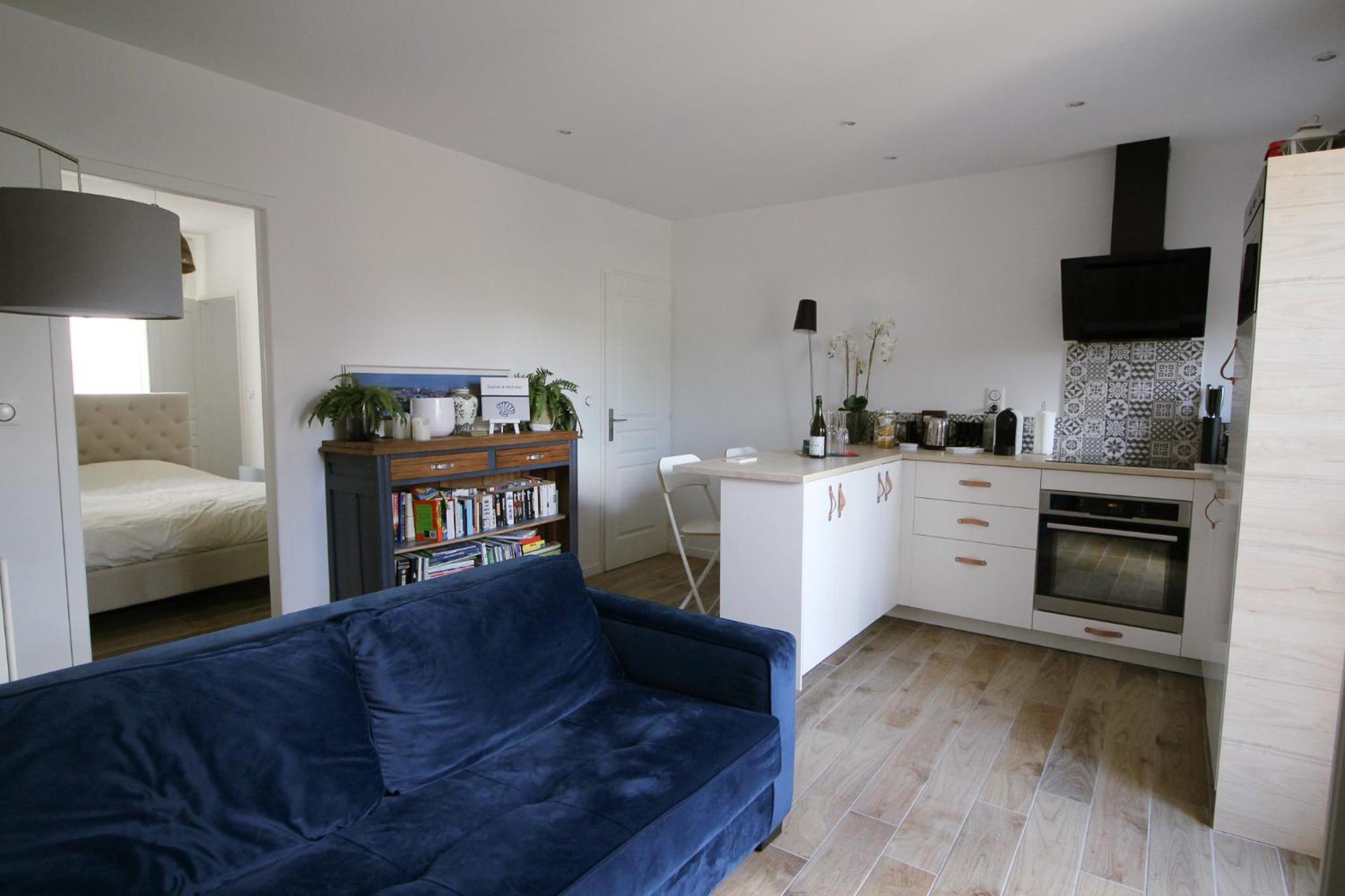 Appartement Avec Terrasse Privee, Plage A Pied Saint-Aubin-Sur-Mer  Luaran gambar